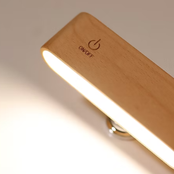 360° Draaibare Magnetische Houten Lamp voor Moderne Sfeerverlichting-Lamp-DeWoonVallei-DeWoonVallei