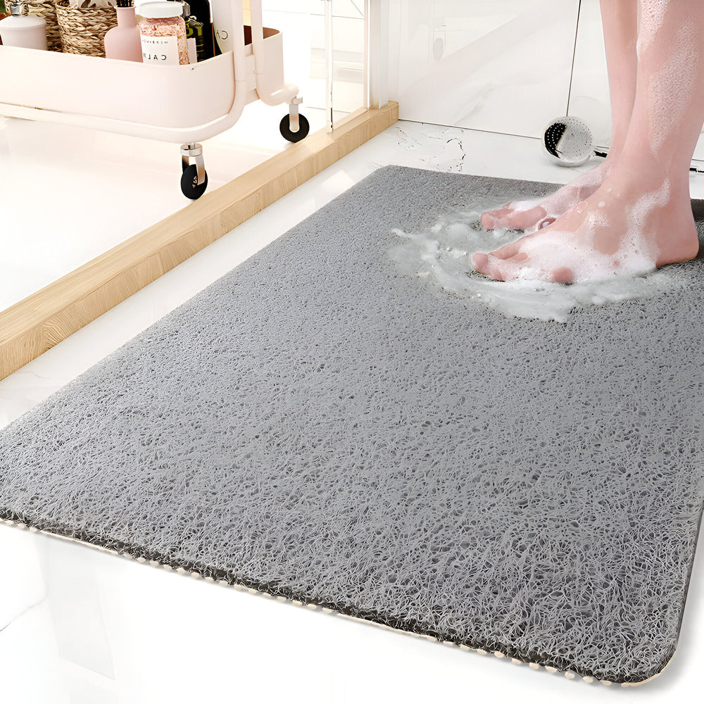 Antislip Douchemat met Zachte Voetondersteuning – Comfort, Hygiëne & Stijl in Één-DeWoonVallei-Grijs-40x60cm-DeWoonVallei