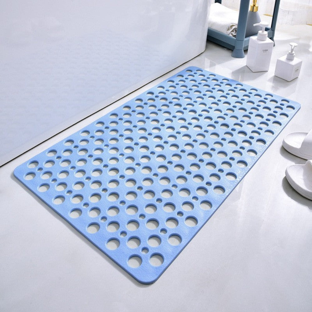 Antislip Douchemat met Zuignappen en Sneldrogend Ontwerp-DeWoonVallei-Blauw-43x75cm-DeWoonVallei