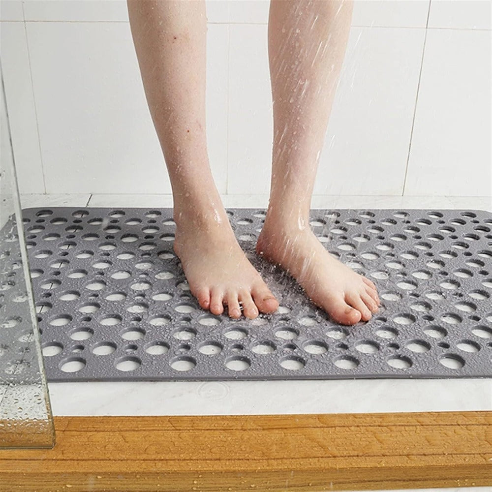Antislip Douchemat met Zuignappen en Sneldrogend Ontwerp-DeWoonVallei-DeWoonVallei