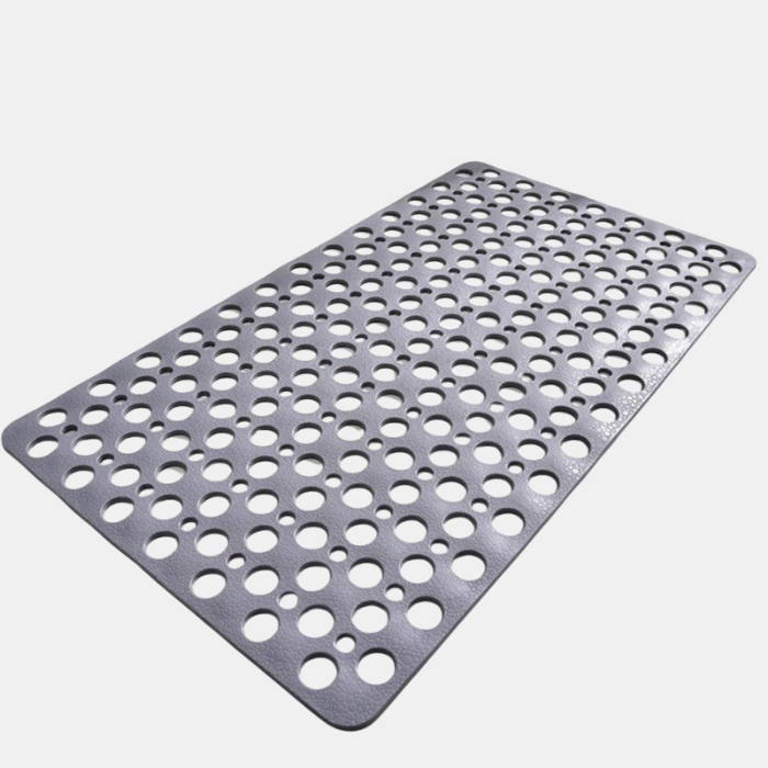 Antislip Douchemat met Zuignappen en Sneldrogend Ontwerp-DeWoonVallei-Grijs-43x75cm-DeWoonVallei