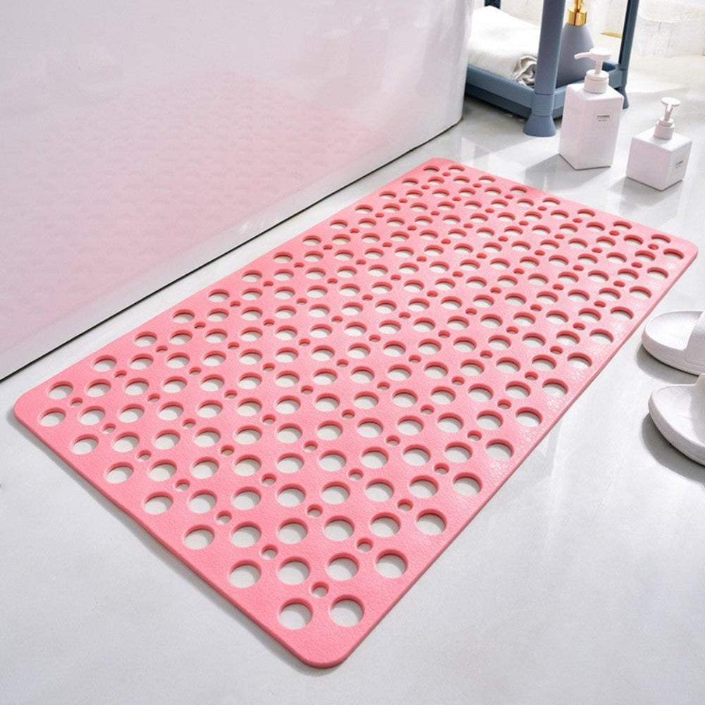 Antislip Douchemat met Zuignappen en Sneldrogend Ontwerp-DeWoonVallei-Roze-43x75cm-DeWoonVallei