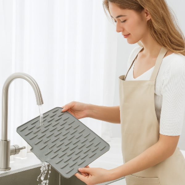 Antislip Hittebestendige Druipmat voor Moeiteloze Aanrechtbescherming-Sink Mats-DeWoonVallei-DeWoonVallei