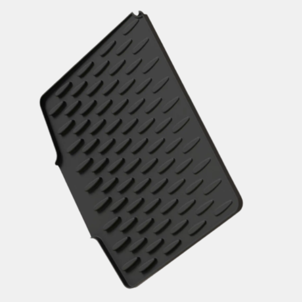 Antislip Hittebestendige Druipmat voor Moeiteloze Aanrechtbescherming-Sink Mats-DeWoonVallei-Zwart-DeWoonVallei