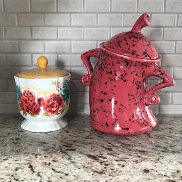 Decoratieve Opbergpot met Speels Design & Grote Capaciteit-Home & Garden-DeWoonVallei-DeWoonVallei
