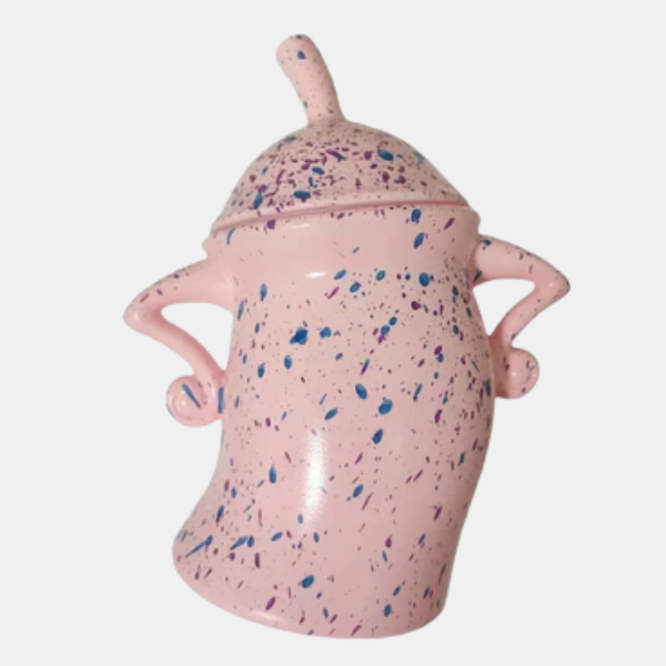 Decoratieve Opbergpot met Speels Design & Grote Capaciteit-Home & Garden-DeWoonVallei-Roze-DeWoonVallei
