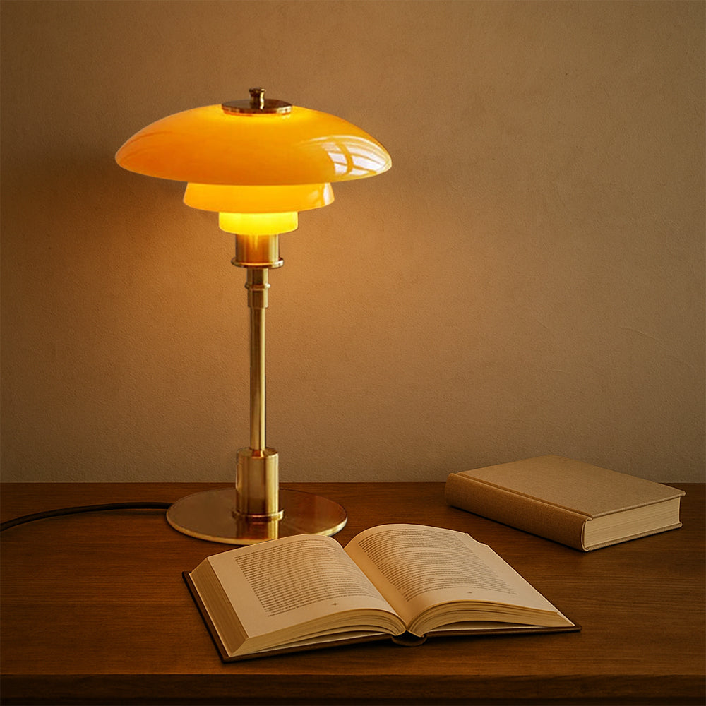 Deens Minimalistisch Tafellamp – Tijdloos Scandinavisch Ontwerp met Warm LED-licht-DeWoonVallei-DeWoonVallei