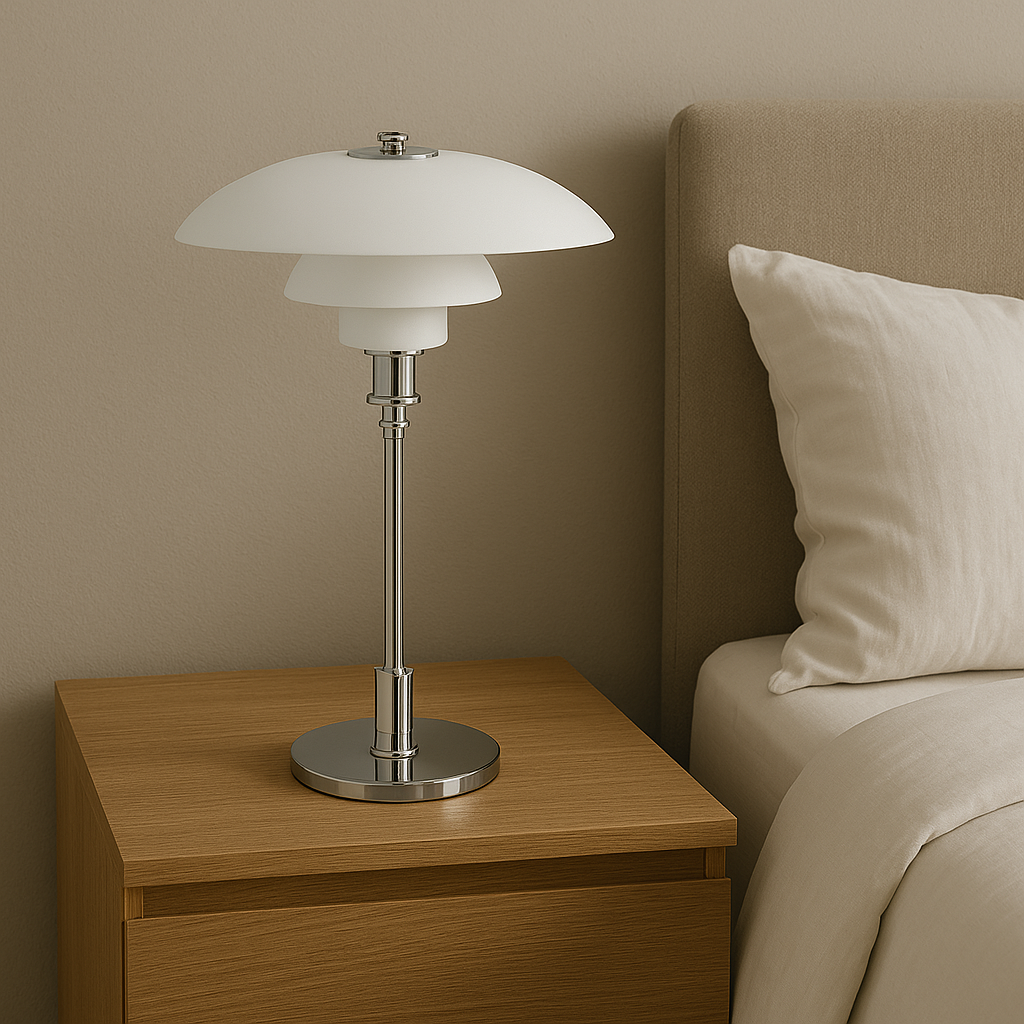 Deens Minimalistisch Tafellamp – Tijdloos Scandinavisch Ontwerp met Warm LED-licht-DeWoonVallei-DeWoonVallei