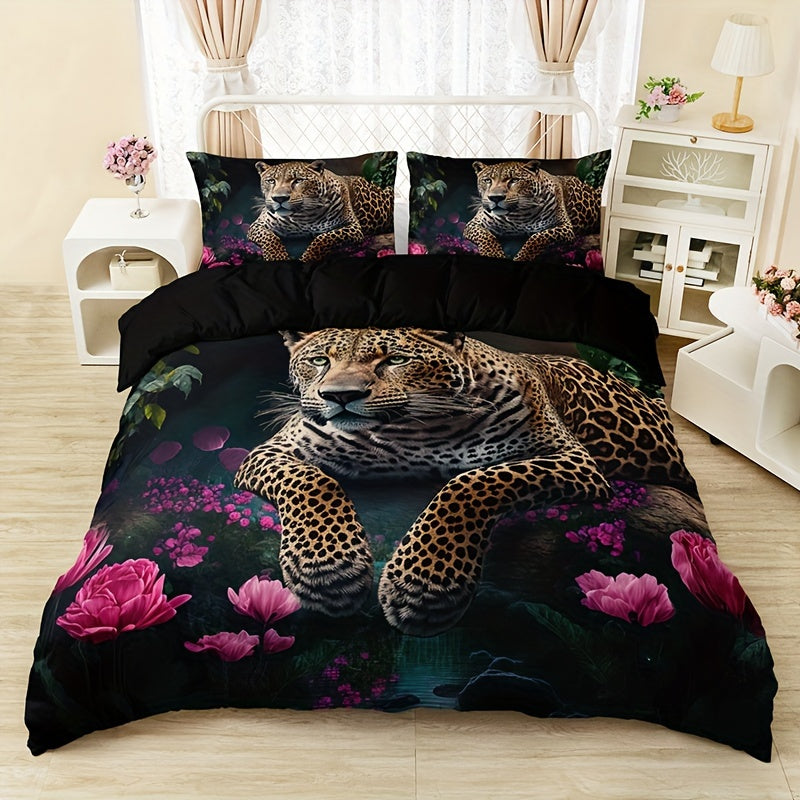 Digitale Dierenprint Beddenset Zacht, Gezellig & Stijlvol Comfort voor Elk Seizoen-Bedding-DeWoonVallei-DeWoonVallei