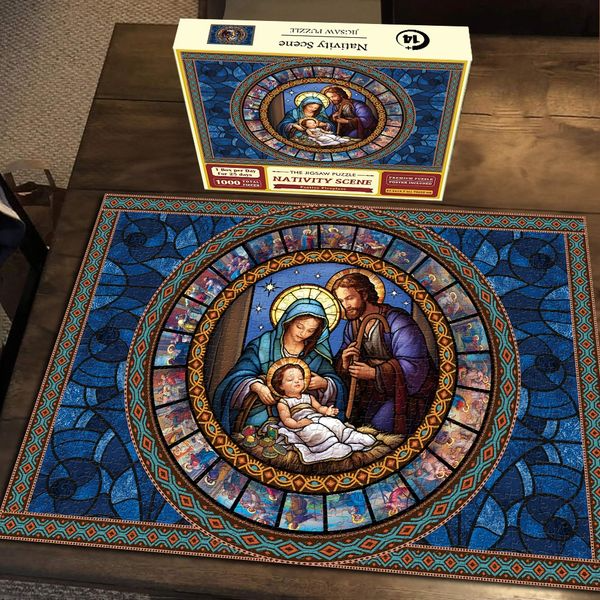 Kerst Puzzel Adventskalender 1000 Stukjes Dagelijks Plezier & Feestdecoratie-Holiday Puzzle-DeWoonVallei-DeWoonVallei