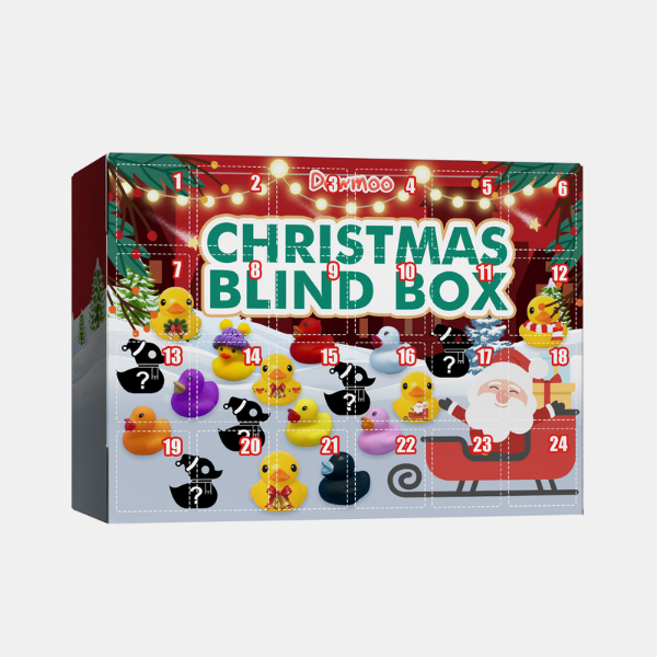 Kerst Rubber Duck Adventskalender 24 Dagen Vol Feestplezier voor Kinderen-Advent calendar-DeWoonVallei-DeWoonVallei