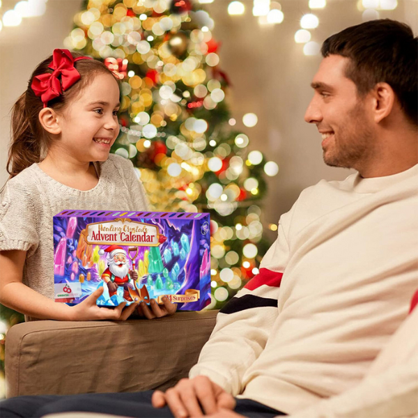 Kerst Spirituele Kristallen Adventskalender 24 Mindfulness Stenen voor Innerlijke Rust-Advent calendar-DeWoonVallei-DeWoonVallei