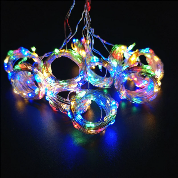 LED Lichtgordijn 3x3m – Warm Witte Verlichting met 8 Lichtstanden voor Feestelijke Sfeer Binnen & Buiten-DeWoonVallei-DeWoonVallei