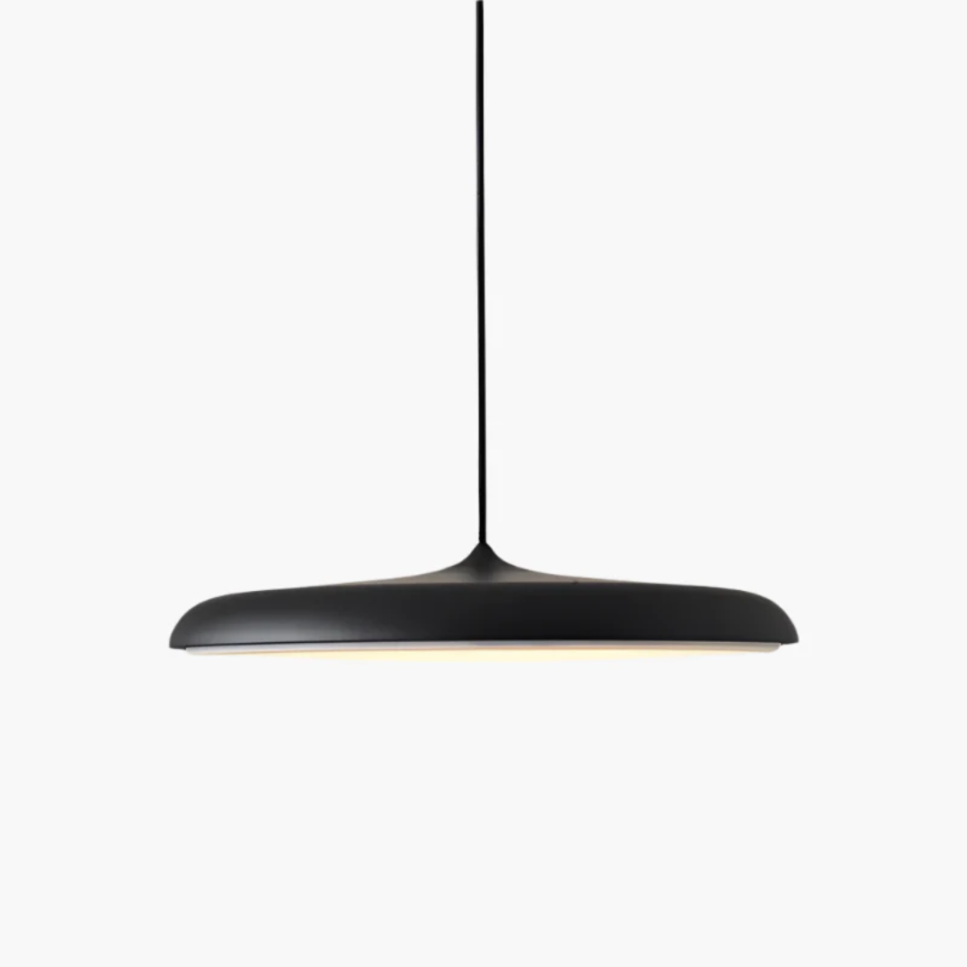 Luxe Hanglamp in Scandinavische Stijl – Warm Licht & Minimalistisch Ontwerp-DeWoonVallei-Zwart-25cm-DeWoonVallei