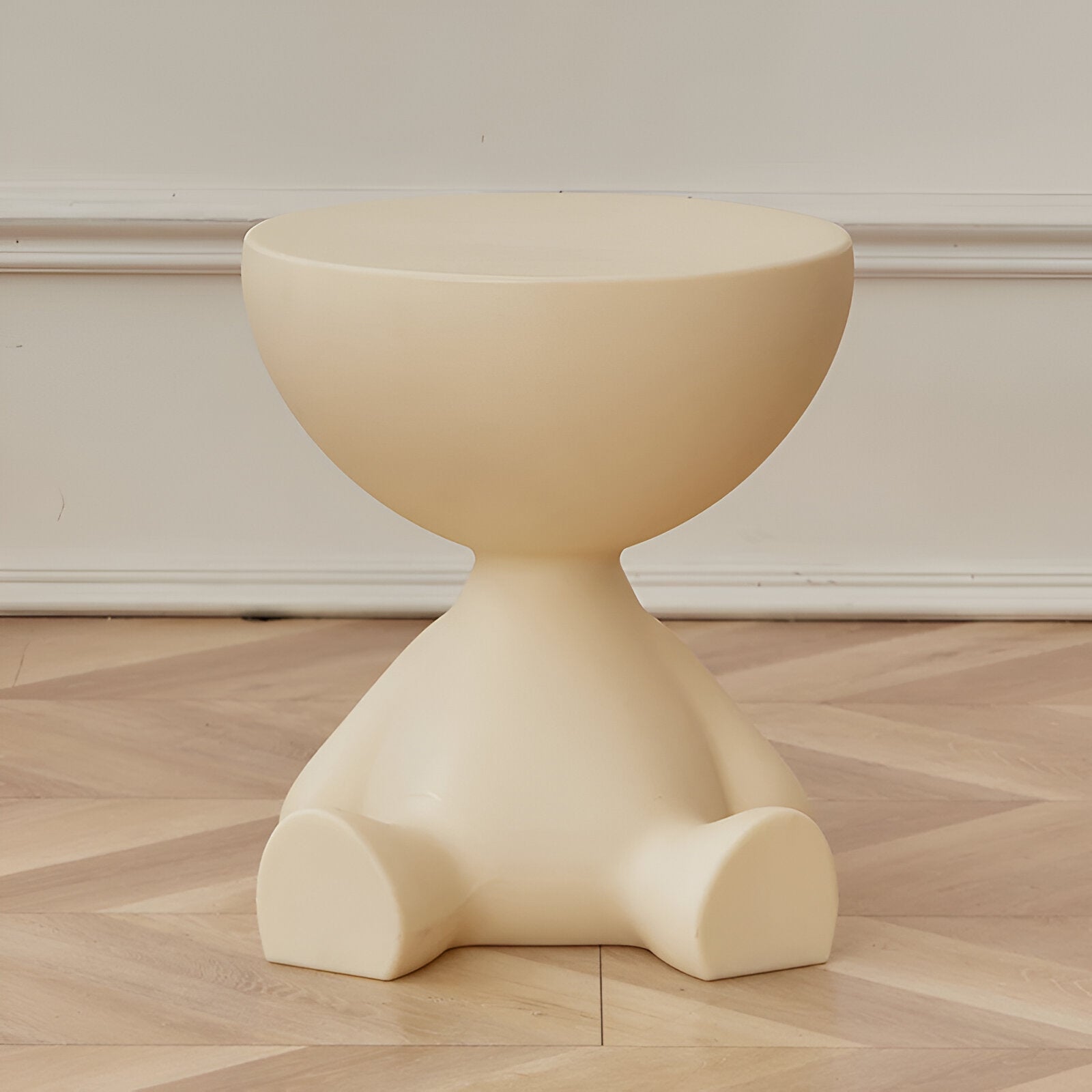 Luxe Ronde Salontafel – Tijdloos Design & Functionele Elegant-DeWoonVallei-Crème-DeWoonVallei