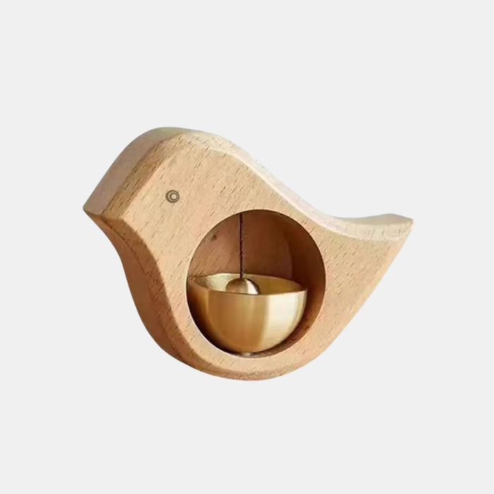 Melodieuze Deurbel van Koper en Hout – Rustgevende Klank en Tijdloze Elegantie voor een Harmonieuze Entree-Doorbell-DeWoonVallei-Vogel Beuken-DeWoonVallei
