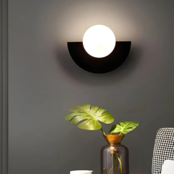 Moderne Gebogen Wandlamp met Elegante Zachte Gloed-Wall Light-DeWoonVallei-DeWoonVallei