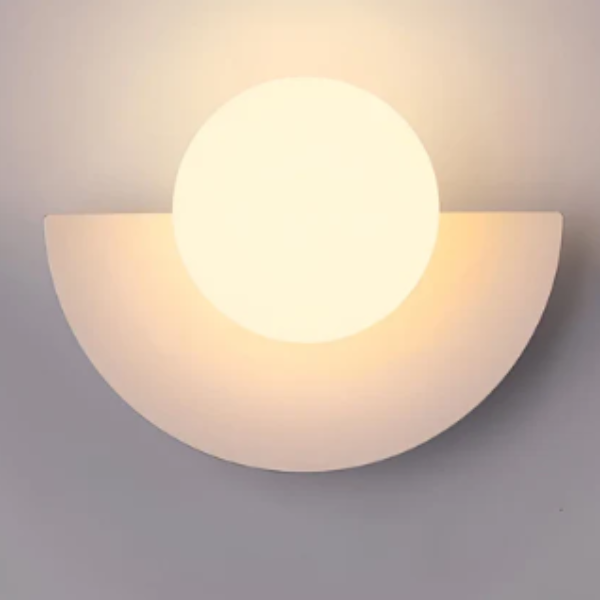 Moderne Gebogen Wandlamp met Elegante Zachte Gloed-Wall Light-DeWoonVallei-wit-warm licht-DeWoonVallei