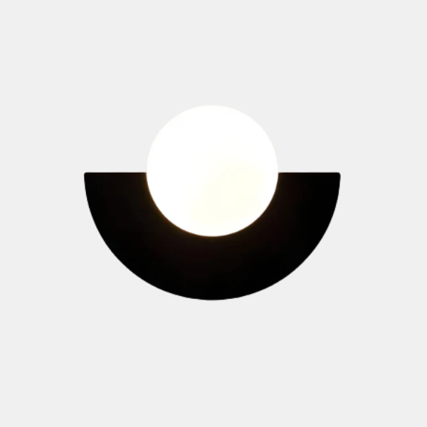Moderne Gebogen Wandlamp met Elegante Zachte Gloed-Wall Light-DeWoonVallei-zwart-warm licht-DeWoonVallei