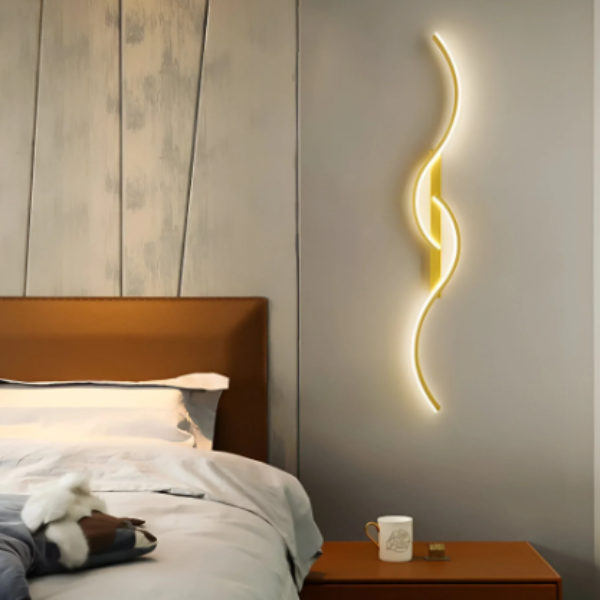 Moderne Golf LED Wandlamp voor Stijlvolle Interieur Sfeer-Wall Light-DeWoonVallei-DeWoonVallei