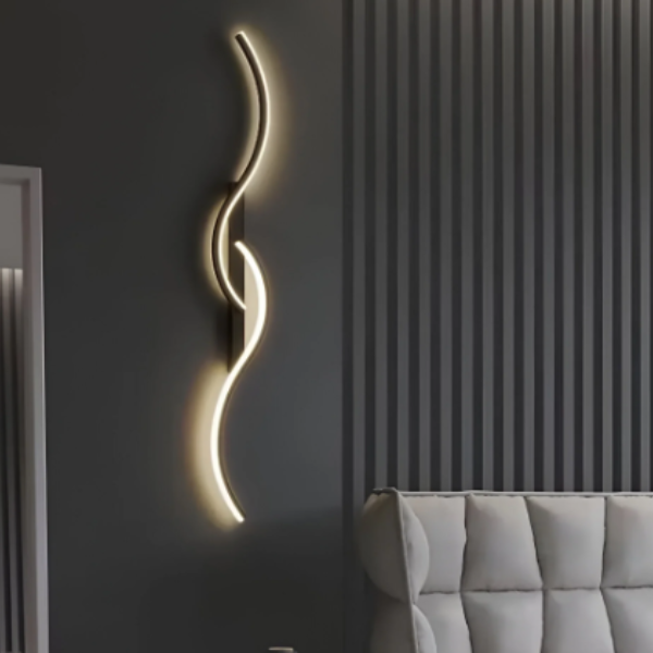 Moderne Golf LED Wandlamp voor Stijlvolle Interieur Sfeer-Wall Light-DeWoonVallei-DeWoonVallei