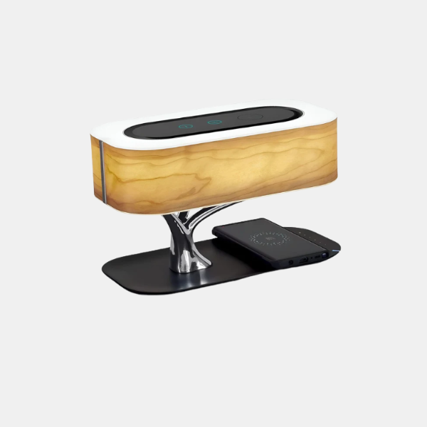 Moderne Tafellamp met Bluetooth Speaker en Draadloze Oplader-Table Lamp-DeWoonVallei-DeWoonVallei