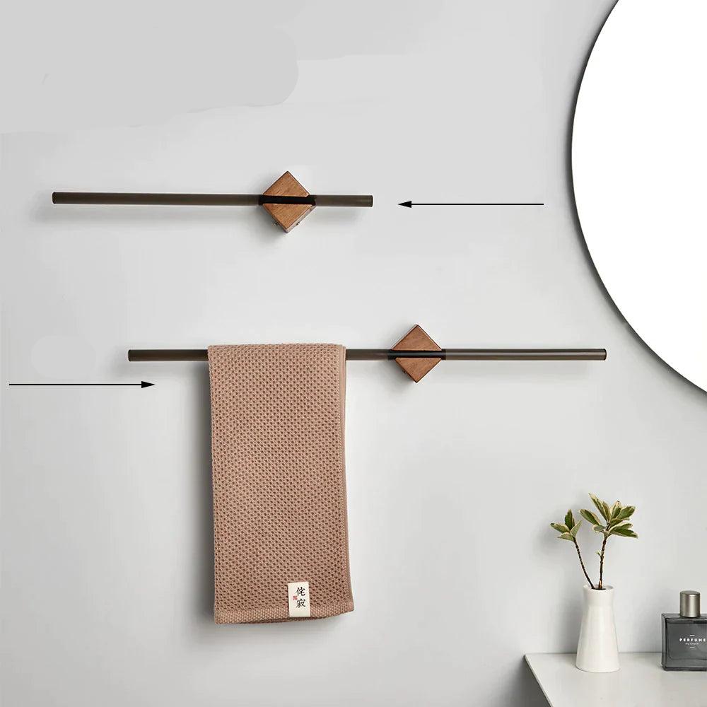 Moderne Wand Handdoekhouder – Minimalistisch Design & Ruimtebesparende Elegantie-Bathroom-DeWoonVallei-DeWoonVallei