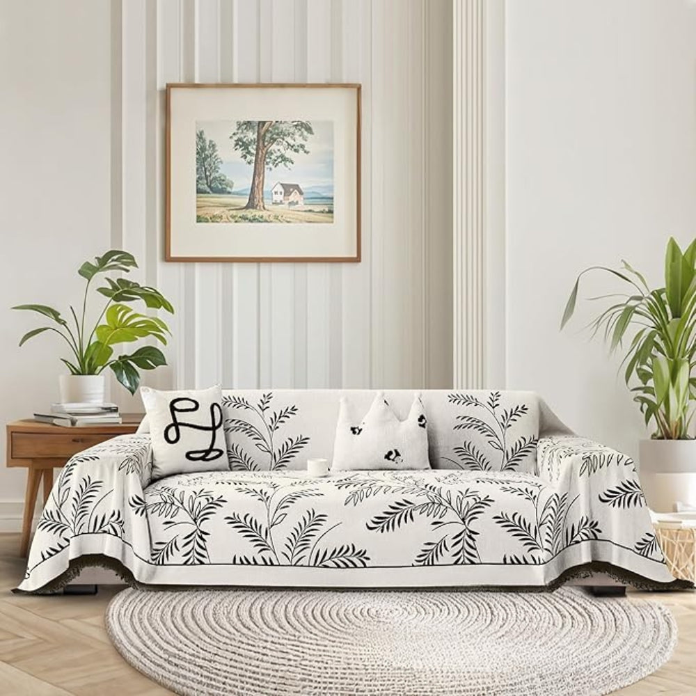 Natuur Chenille Sofahoes - Luxe Textuur & Rustige Woonkamerstijl-Home & Garden-DeWoonVallei-DeWoonVallei
