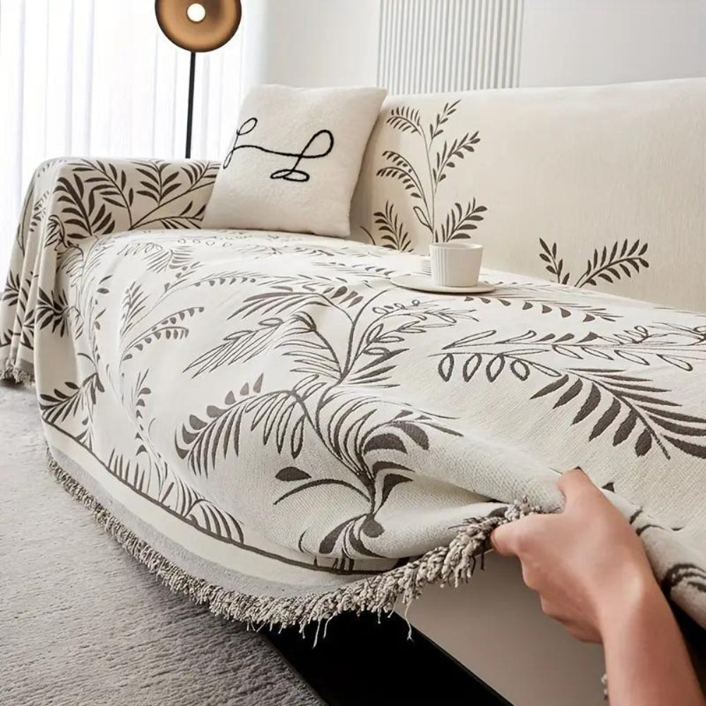 Natuur Chenille Sofahoes - Luxe Textuur & Rustige Woonkamerstijl-Home & Garden-DeWoonVallei-DeWoonVallei