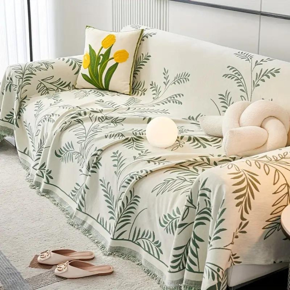 Natuur Chenille Sofahoes - Luxe Textuur & Rustige Woonkamerstijl-Home & Garden-DeWoonVallei-DeWoonVallei