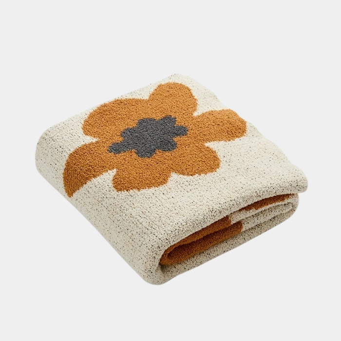 Noordic Bloemen Deken - Scandinavische Elegantie & Gezellig Warm Comfort-Home & Garden-DeWoonVallei-DeWoonVallei