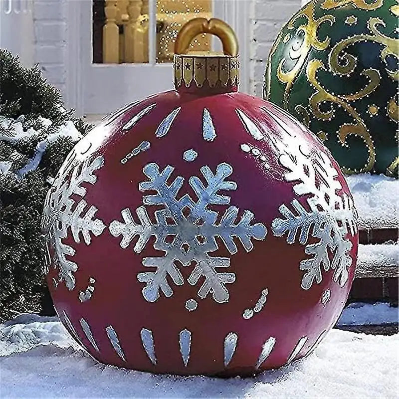 Opblaasbare Kerstbal Decoratie – Duurzaam Ontwerp & Feestelijke Tuinverlichting-Home Decor-DeWoonVallei-D-DeWoonVallei
