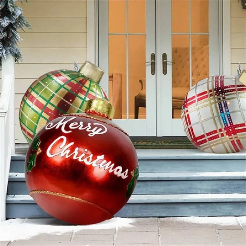 Opblaasbare Kerstbal Decoratie – Duurzaam Ontwerp & Feestelijke Tuinverlichting-Home Decor-DeWoonVallei-DeWoonVallei