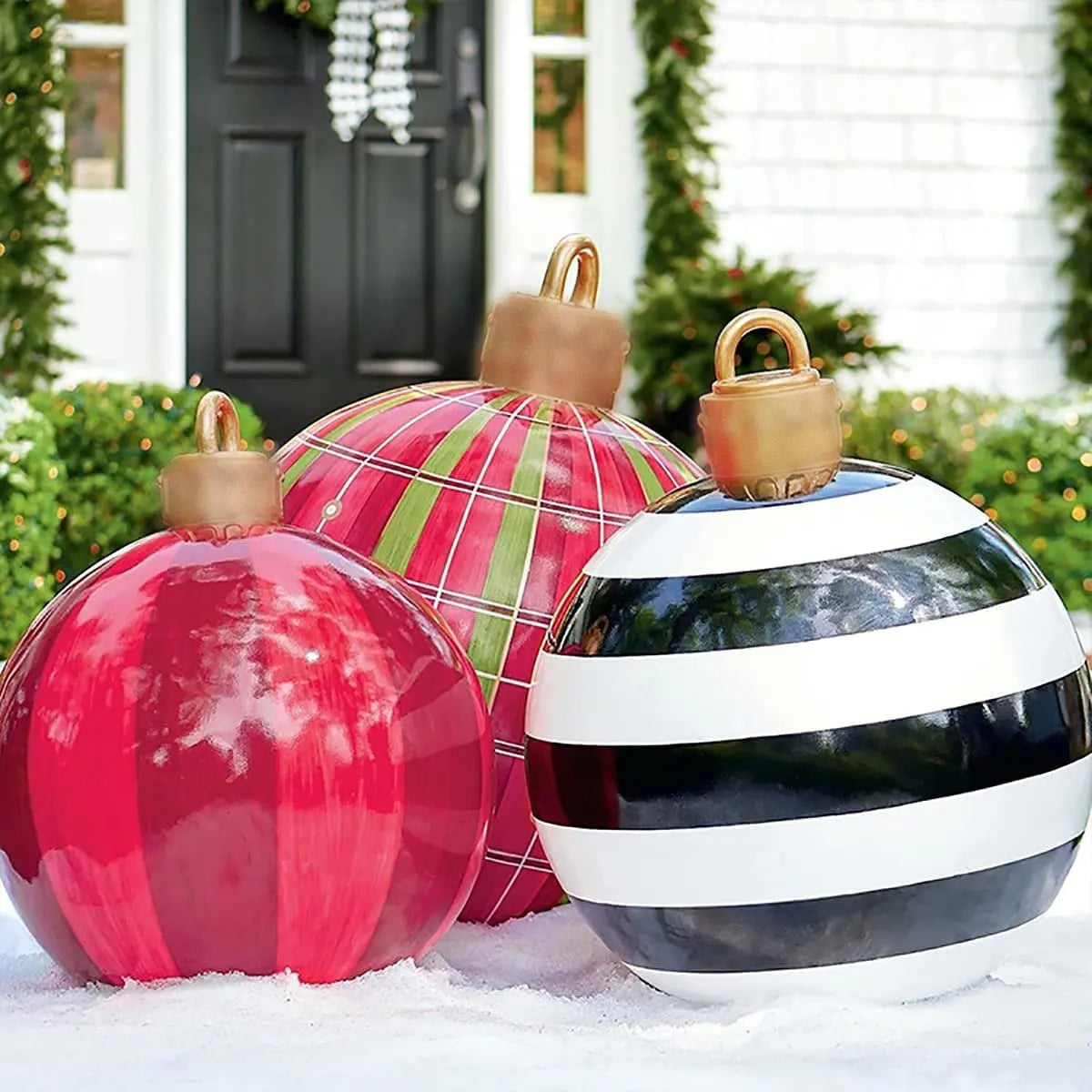 Opblaasbare Kerstbal Decoratie – Duurzaam Ontwerp & Feestelijke Tuinverlichting-Home Decor-DeWoonVallei-DeWoonVallei