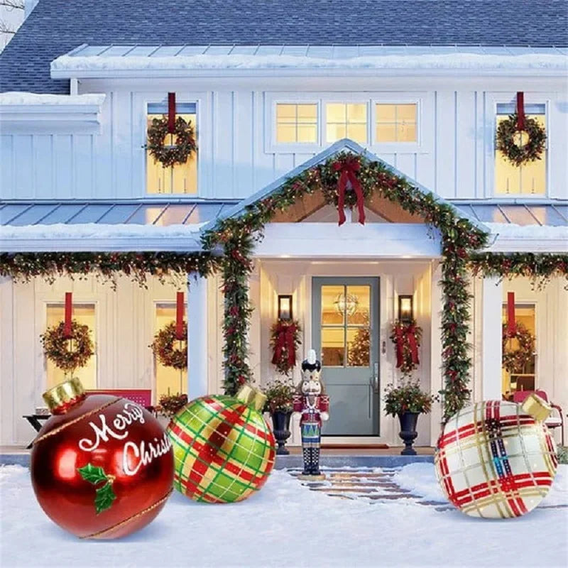 Opblaasbare Kerstbal Decoratie – Duurzaam Ontwerp & Feestelijke Tuinverlichting-Home Decor-DeWoonVallei-DeWoonVallei