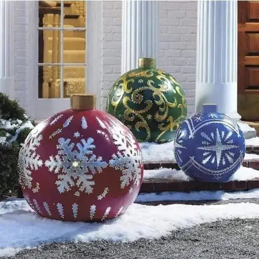 Opblaasbare Kerstbal Decoratie – Duurzaam Ontwerp & Feestelijke Tuinverlichting-Home Decor-DeWoonVallei-DeWoonVallei