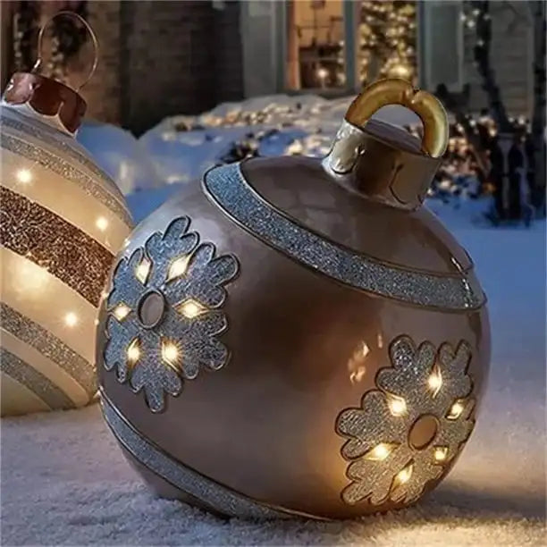 Opblaasbare Kerstbal Decoratie – Duurzaam Ontwerp & Feestelijke Tuinverlichting-Home Decor-DeWoonVallei-E-DeWoonVallei