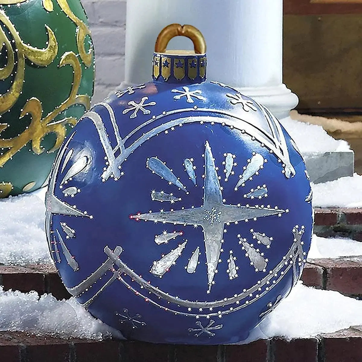 Opblaasbare Kerstbal Decoratie – Duurzaam Ontwerp & Feestelijke Tuinverlichting-Home Decor-DeWoonVallei-I-DeWoonVallei