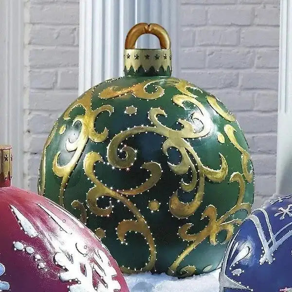 Opblaasbare Kerstbal Decoratie – Duurzaam Ontwerp & Feestelijke Tuinverlichting-Home Decor-DeWoonVallei-J-DeWoonVallei