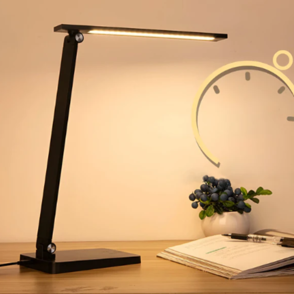 Opvouwbare LED Tafellamp met Touch Dimming en USB Opladen-Table Lamp-DeWoonVallei-DeWoonVallei
