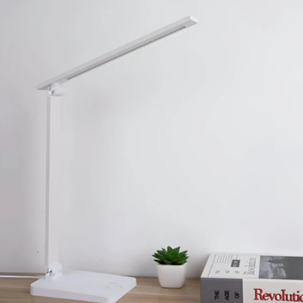 Opvouwbare LED Tafellamp met Touch Dimming en USB Opladen-Table Lamp-DeWoonVallei-wit-DeWoonVallei