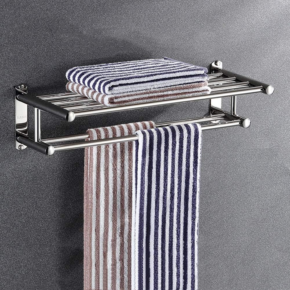 RVS Wandhanddoekrek Ruimtebesparende Moderne Badkamer Organizer-Bathroom-DeWoonVallei-DeWoonVallei