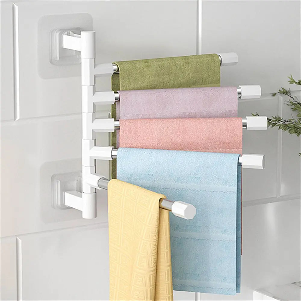 Roterende Wand Handdoekhouder – Slim Opbergsysteem & Ruimtebesparend Design-Bathroom-DeWoonVallei-DeWoonVallei