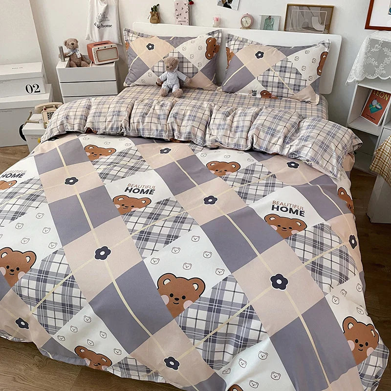 Schattig Dierenprint Beddengoed – Speels Ontwerp & Gezellig Slaapcomfort-Home & Garden-DeWoonVallei-DeWoonVallei