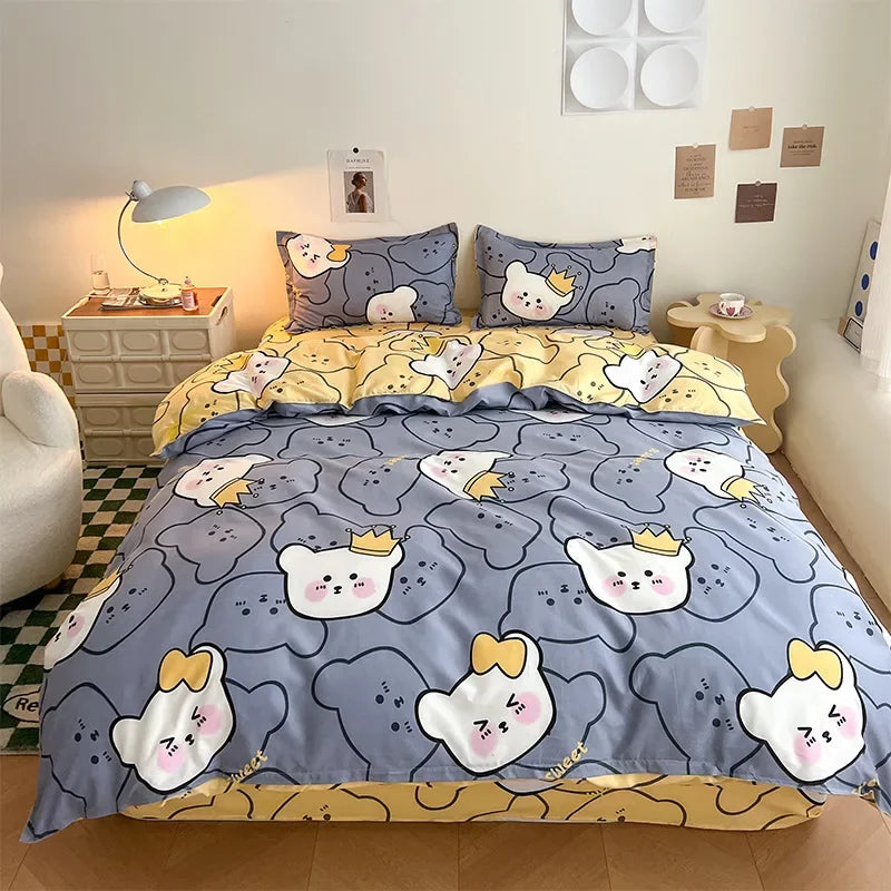 Schattig Dierenprint Beddengoed – Speels Ontwerp & Gezellig Slaapcomfort-Home & Garden-DeWoonVallei-DeWoonVallei