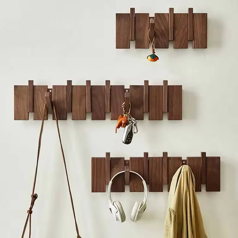 Houten Piano Wandkapstok – Elegante Wanddecoratie & Praktische Opberger
