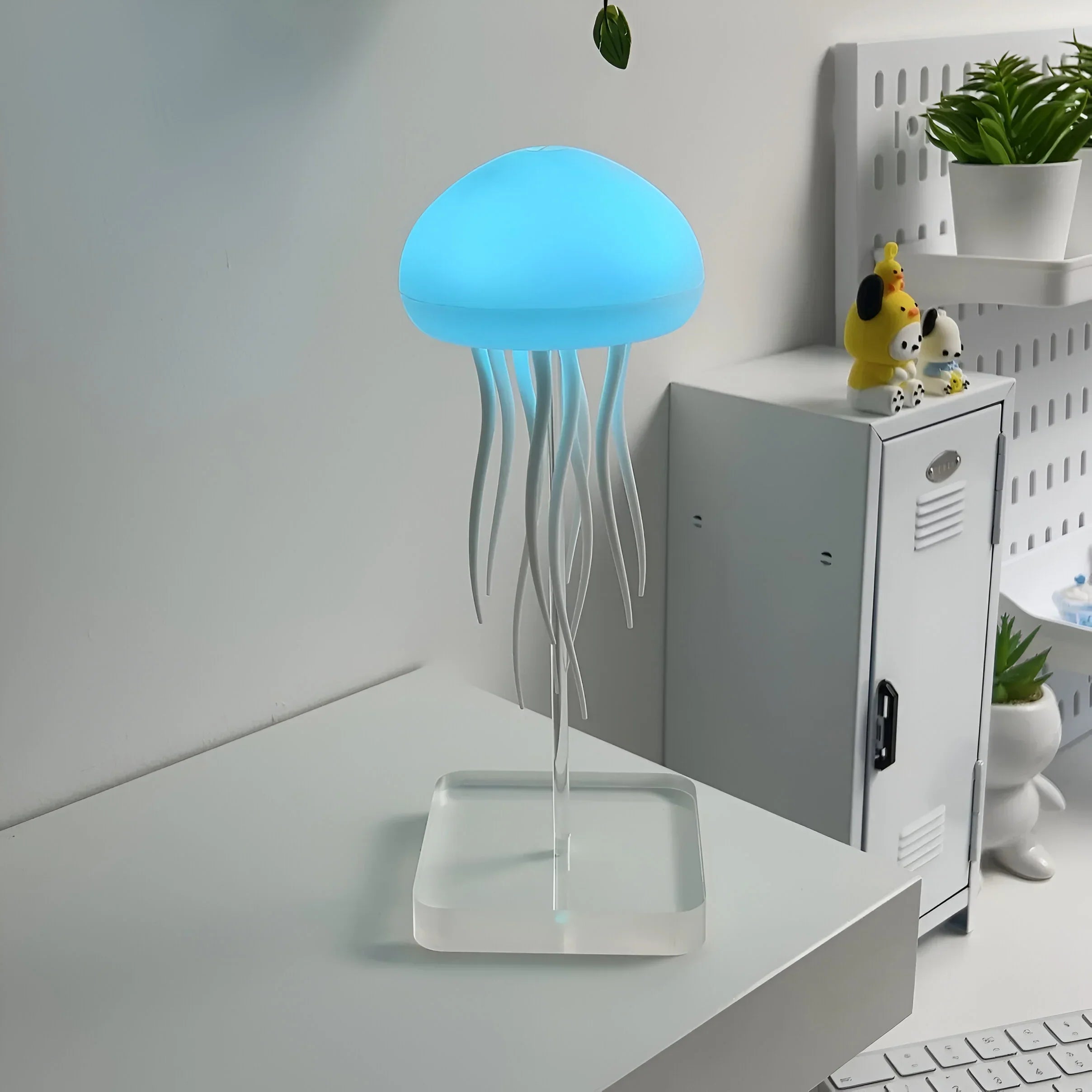 Slimme Kleurrijke LED Kwallenlamp met Afstandsbediening – Dansende Onderwaterverlichting voor Ontspanning en Modern Woondecor-DeWoonVallei-DeWoonVallei