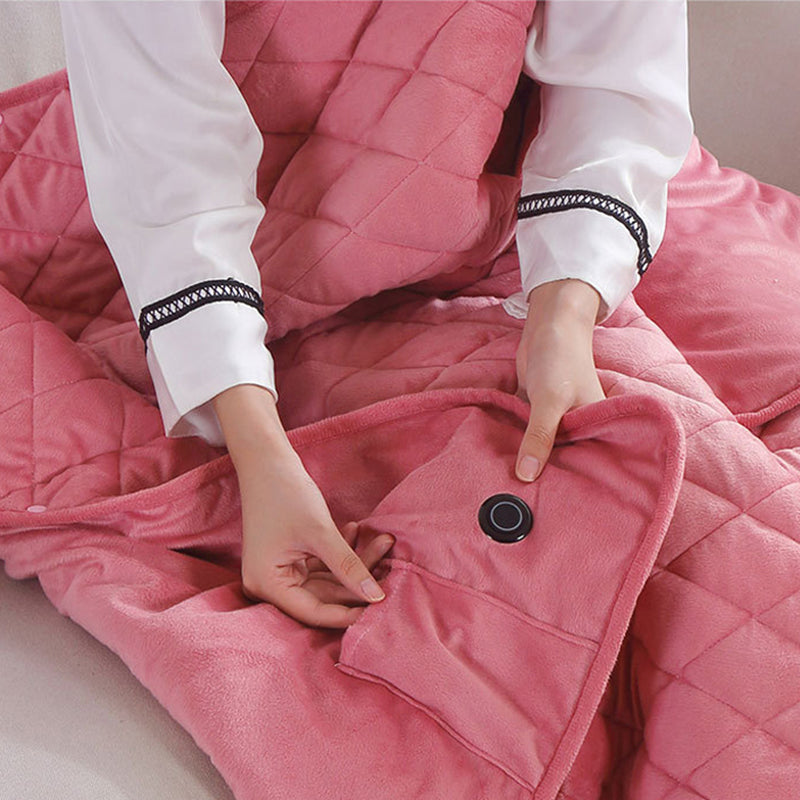 USB Verwarmde Deken - Draagbare Warmte & Comfort Waar Je Ook Bent-Home & Garden-DeWoonVallei-DeWoonVallei