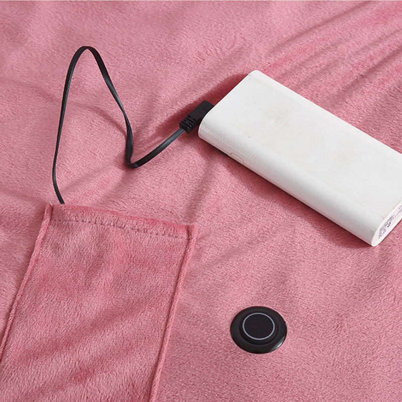 USB Verwarmde Deken - Draagbare Warmte & Comfort Waar Je Ook Bent-Home & Garden-DeWoonVallei-DeWoonVallei