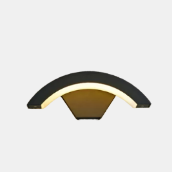 Moderne Buitenmuurlamp met Bewegingssensor voor Veiligheid en Stijl